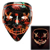 Halloween LED Mask Purge Masks Election Mascara Costume DJ Party Light Up Masks Glow In Dark 10 Colors To Choose