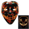 Halloween LED Mask Purge Masks Election Mascara Costume DJ Party Light Up Masks Glow In Dark 10 Colors To Choose