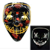 Halloween LED Mask Purge Masks Election Mascara Costume DJ Party Light Up Masks Glow In Dark 10 Colors To Choose