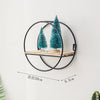 Nordic Style Metal Decorative Shelf round Hexagon storage holder rack Shelves Home wall Decoration Potted ornament holder rack