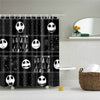 Halloween Horror Shower Curtain Printing Screen Bathroom Waterproof 12 Hooks Polyester Bath Curtains Home Decoration