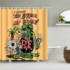 Halloween Horror Shower Curtain Printing Screen Bathroom Waterproof 12 Hooks Polyester Bath Curtains Home Decoration