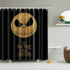 Halloween Horror Shower Curtain Printing Screen Bathroom Waterproof 12 Hooks Polyester Bath Curtains Home Decoration