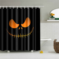 Halloween Horror Shower Curtain Printing Screen Bathroom Waterproof 12 Hooks Polyester Bath Curtains Home Decoration