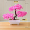 NEW Artificial Plants Bonsai Small Tree Pot Plants Fake Flowers Potted Ornaments For Home Decoration Hotel Garden Decor