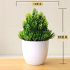 NEW Artificial Plants Bonsai Small Tree Pot Plants Fake Flowers Potted Ornaments For Home Decoration Hotel Garden Decor