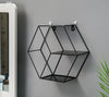 Nordic Style Metal Decorative Shelf round Hexagon storage holder rack Shelves Home wall Decoration Potted ornament holder rack